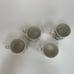 Villeroy & Boch Simla Switch Plantation Cups Leaves Floral 3 3/8 Lot of 4