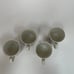 Villeroy & Boch Simla Switch Plantation Cups Leaves Floral 3 3/8 Lot of 4