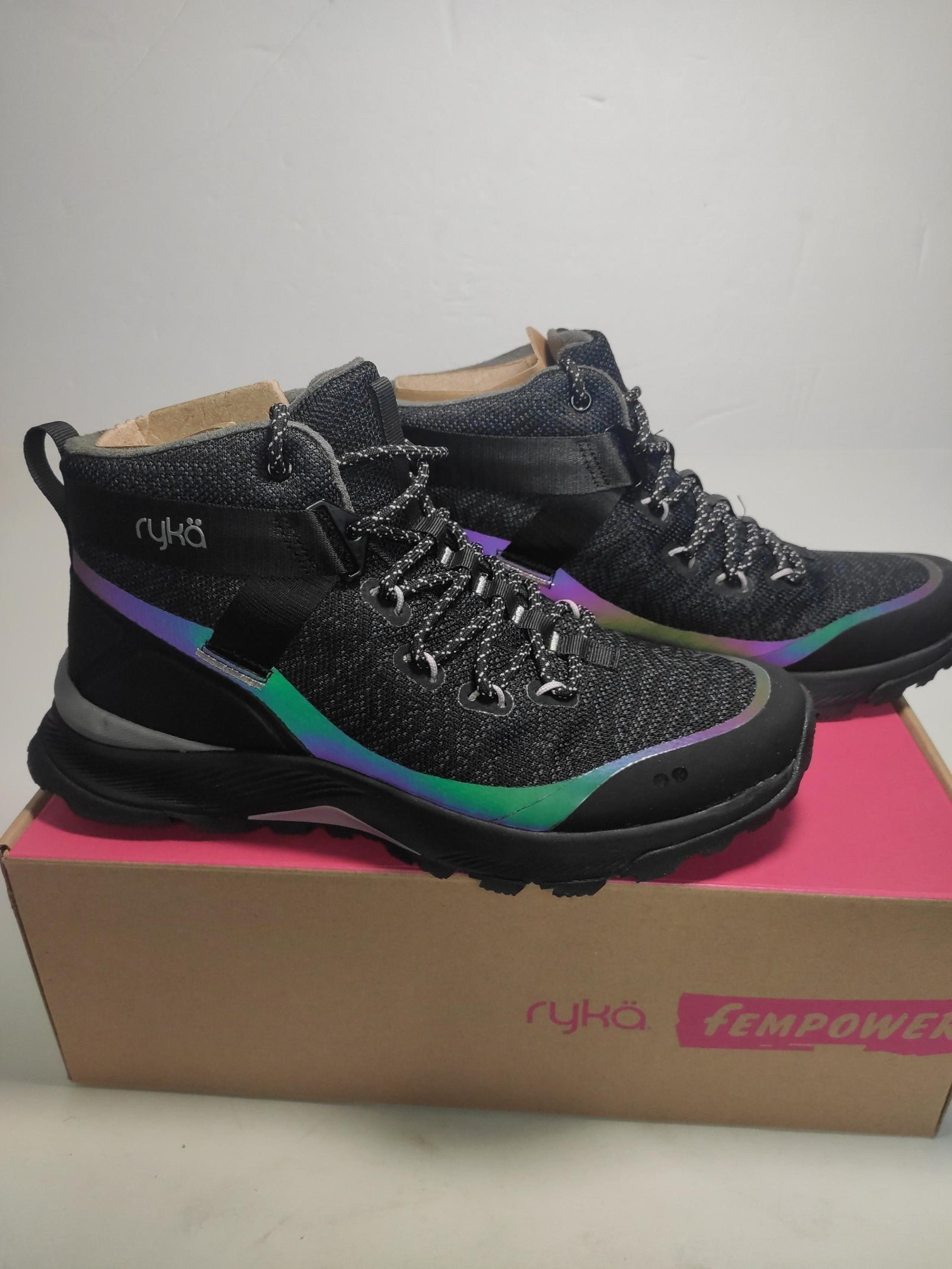 Ryka Women's 8 Fempower Trailhead Hiking Ankle Boot Black