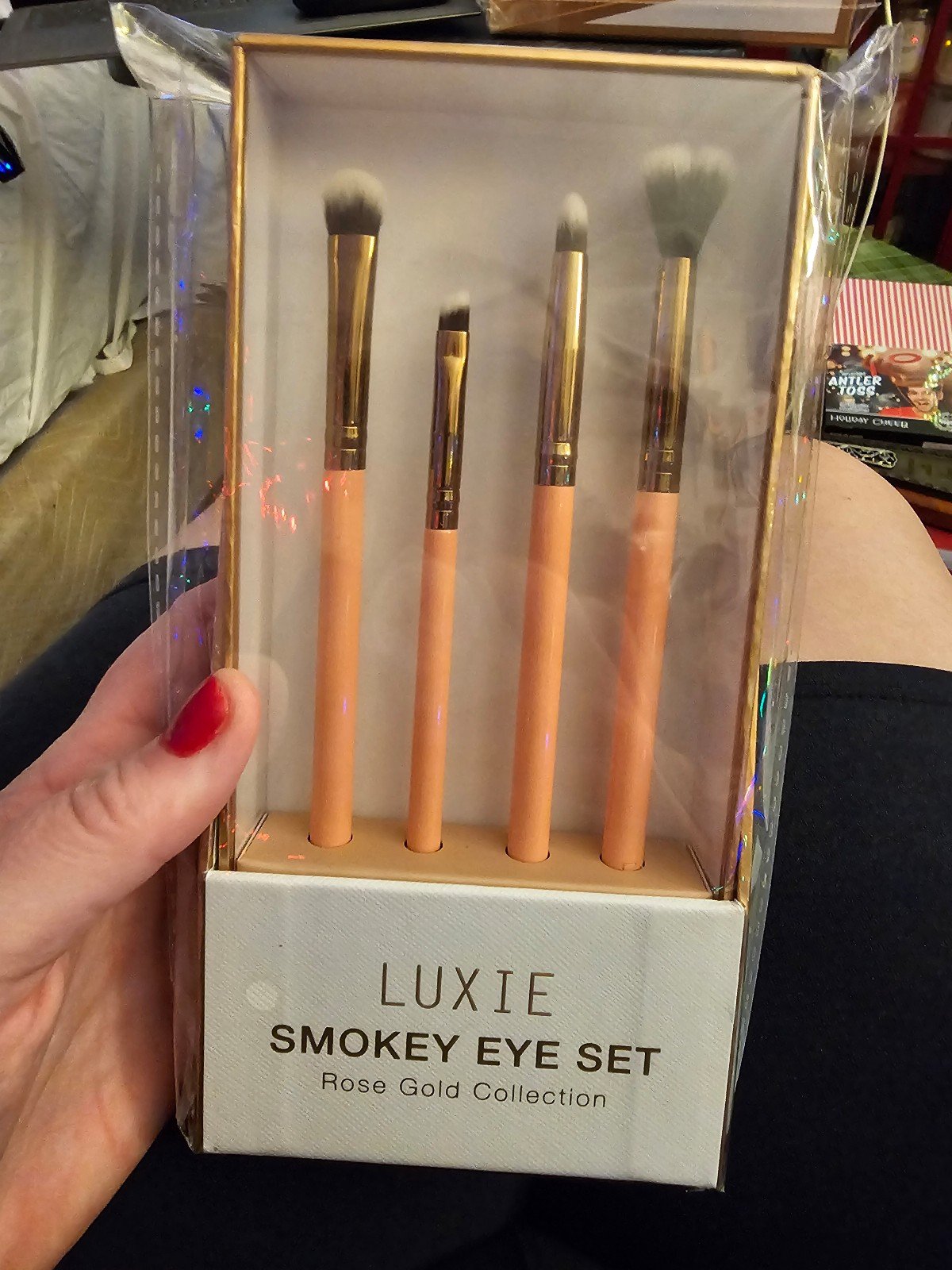 Luxie smokey eye rose gold set