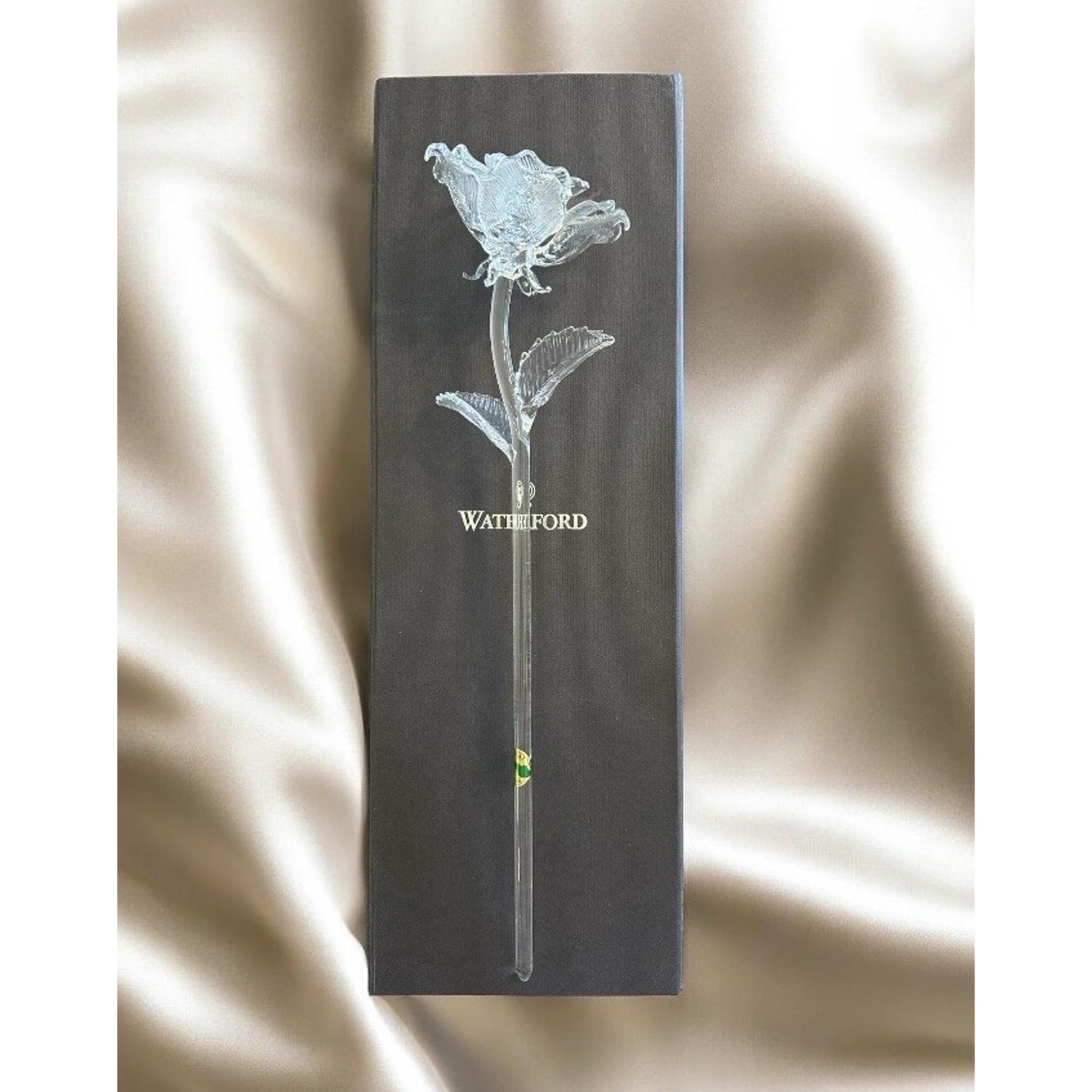 Waterford Crystal FLEUROLOGY Clear Rose 14 1/2" (A)