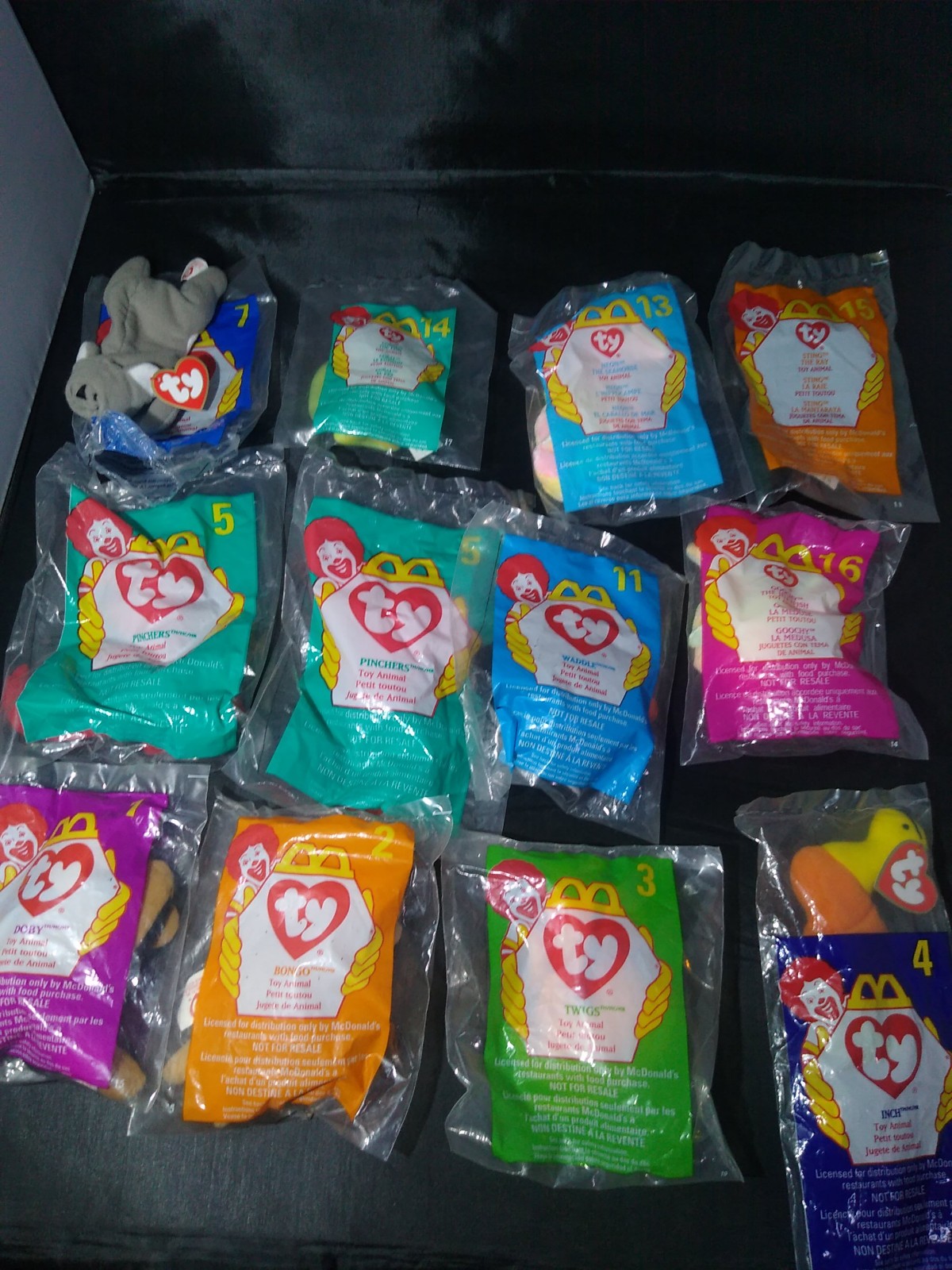 1998 McDonald's Ty mini Beanie babies