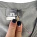 J Lindeberg Mens V Neck Sweater Size XL Gray Yellow Argyle 100% Wool Knit Golf