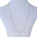 White Gold Wheat Chain Necklace 18 - 10k B4671