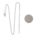White Gold Wheat Chain Necklace 18 - 10k B4671