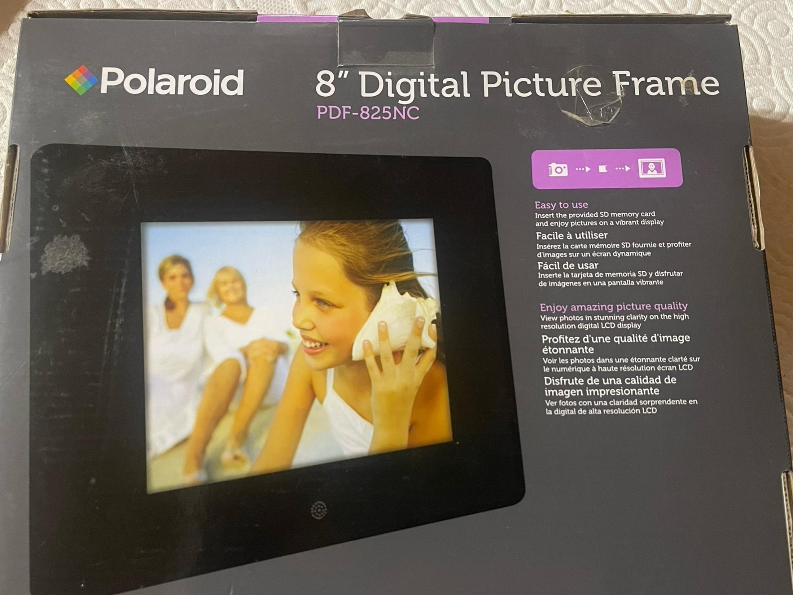 Polaroid Digital Photo Frame PDF-825NC