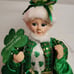 Large 24 St Patricks Day Irish Elf Doll Mantel Shelf Decor Bell Hat Novogratz