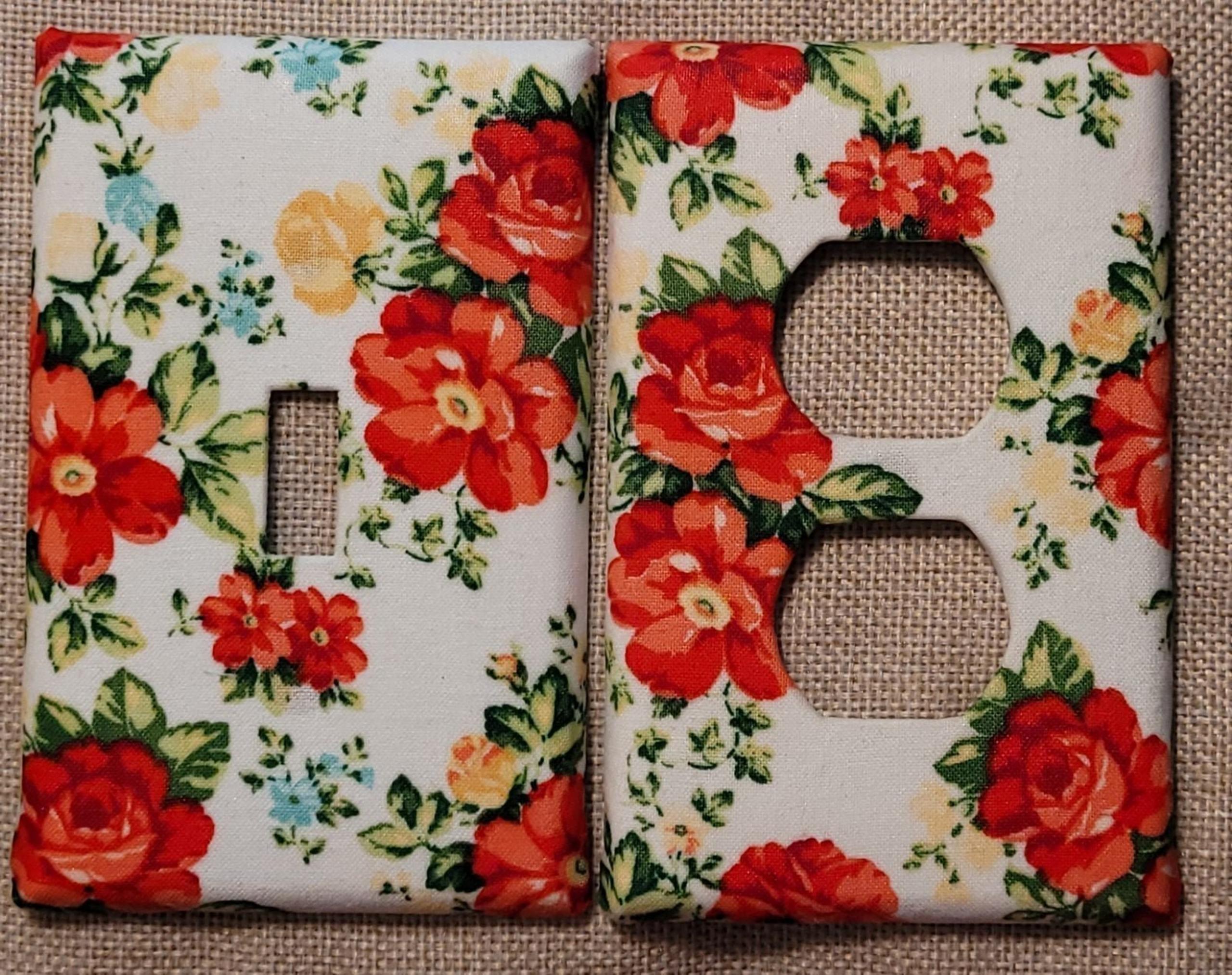 NEW PIONEER WOMAN VINTAGE FLORAL LIGHT SWITCH RECEPTACLE COVER SET BEAUTIFUL