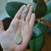 Vintage Stunning Abalone Shell Oval Necklace