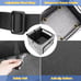 Reinforce Metal Frame Safe Pet Car Seat with Seatbelt & Waterproof Pee Pad & Top