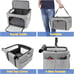 Reinforce Metal Frame Safe Pet Car Seat with Seatbelt & Waterproof Pee Pad & Top