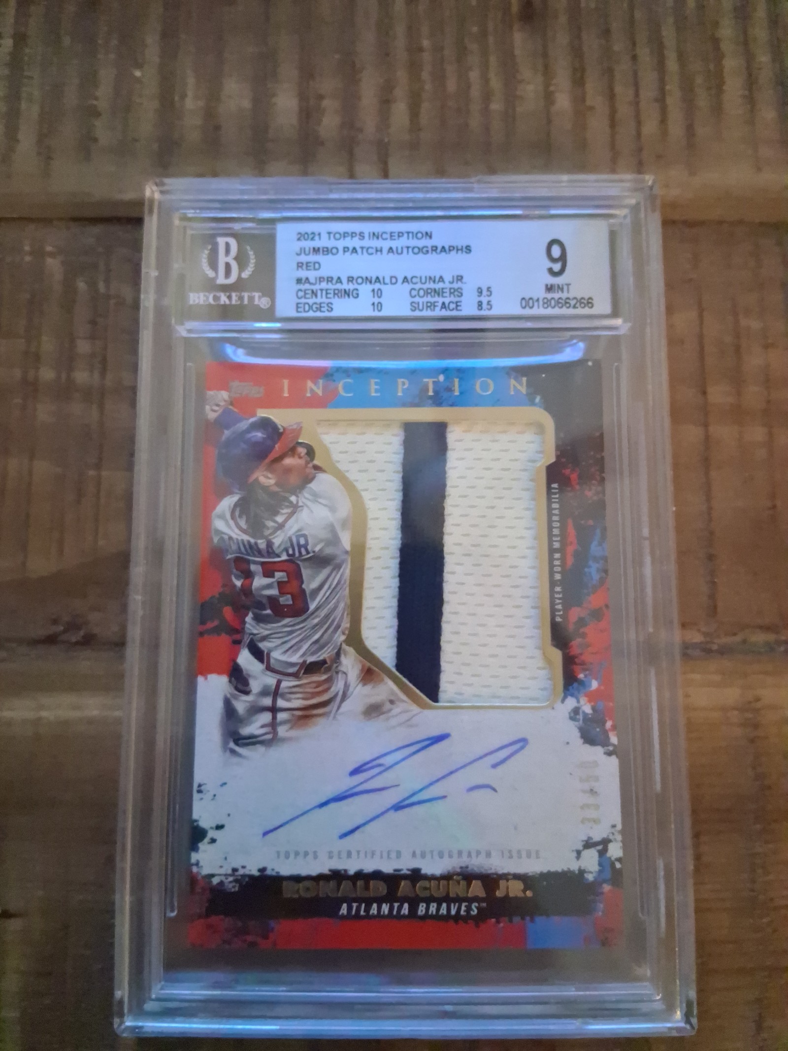 Ronald Acuna Jr Auto BGS 9
