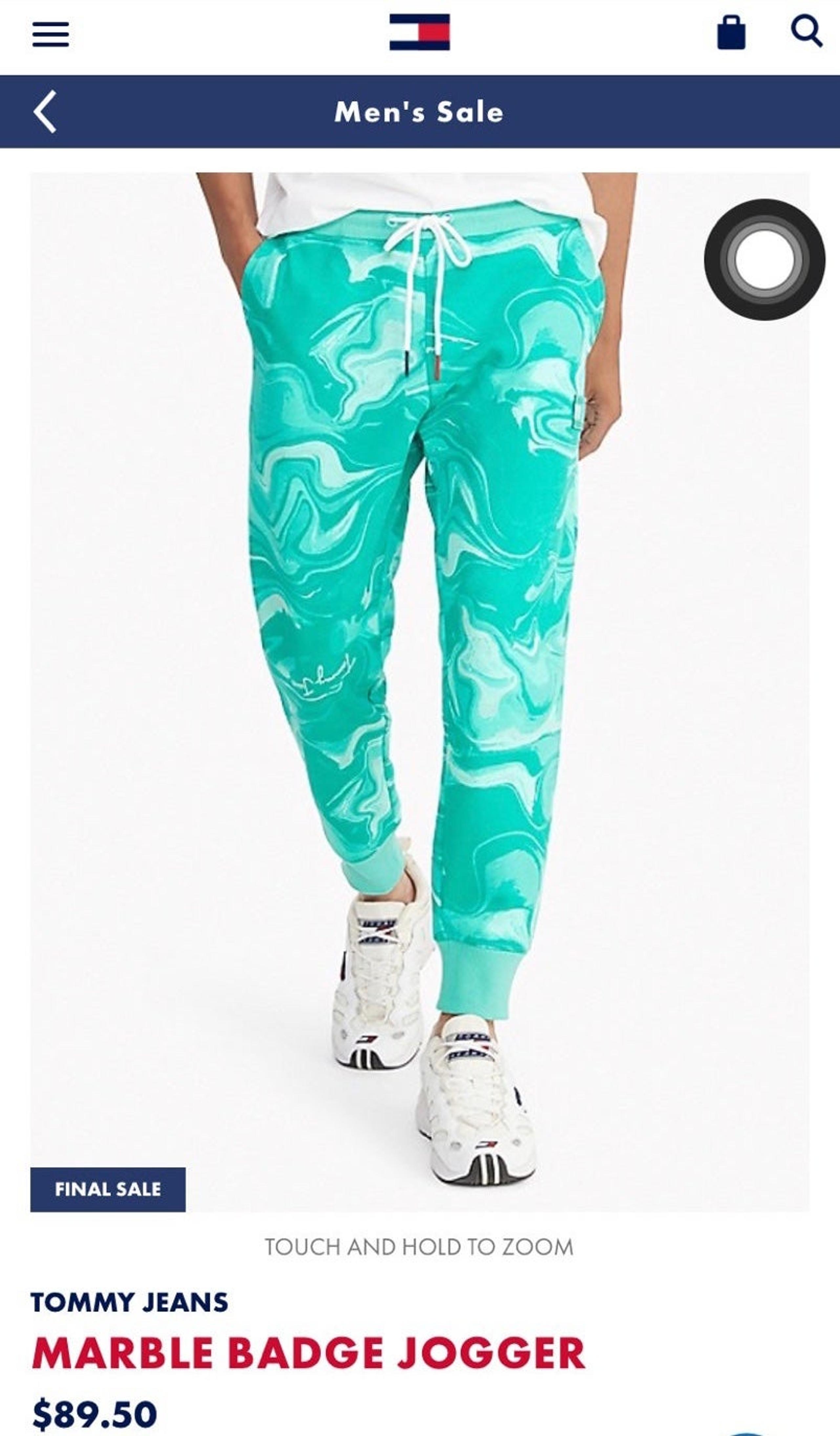 TOMMY HILFIGER JEANS MARBLE BADGE JOGGERS