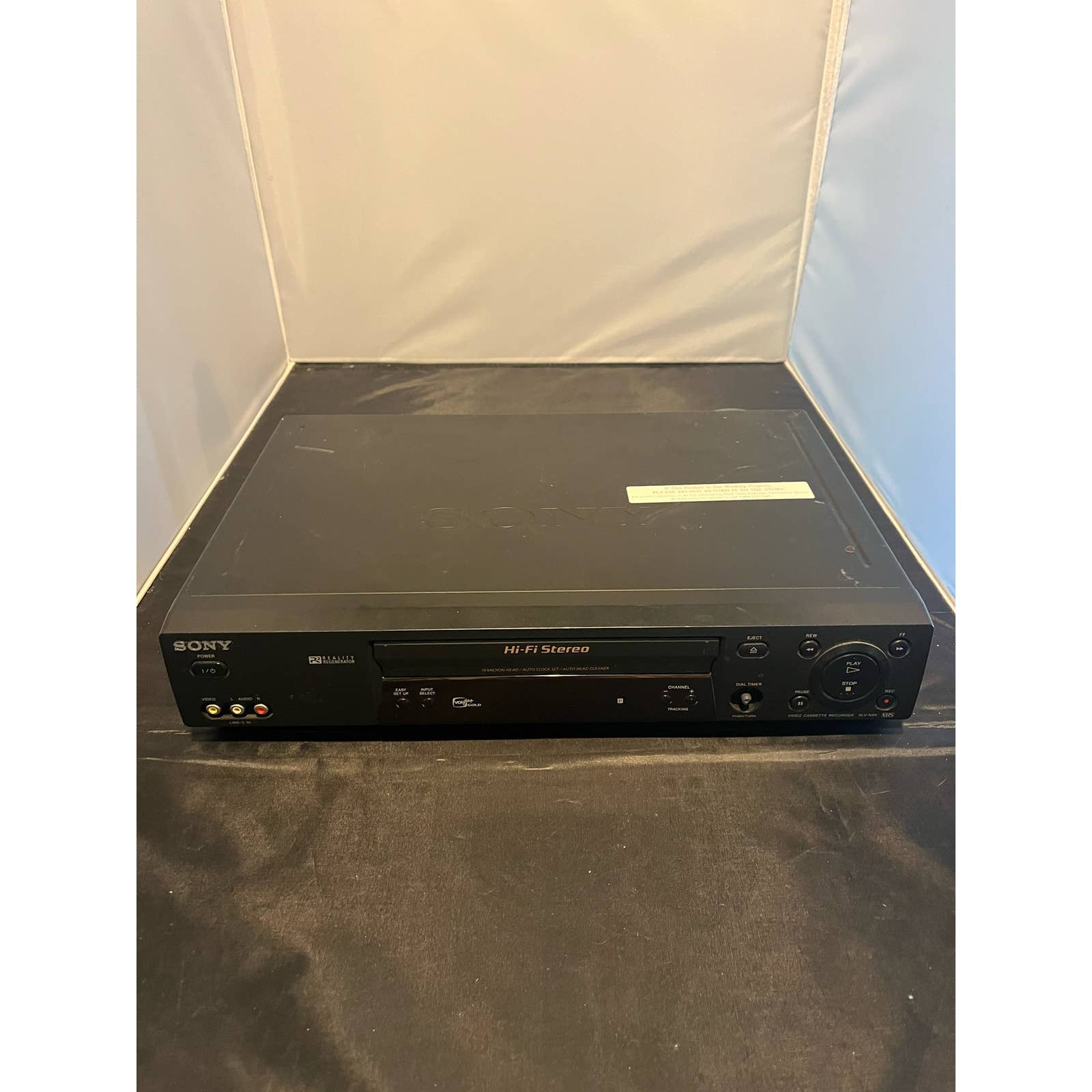 SONY Hi-Fi Stereo 4 Head VCR VHS Video Cassette Recorder No Remote SONY Hi-Fi Stereo 4 Head VCR VHS Video Cassette Recorder No Remote
