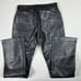 Vintage Y2K Gap Leather Pants Womens 0 Bootcut Black Going Out Mob Wife Glam