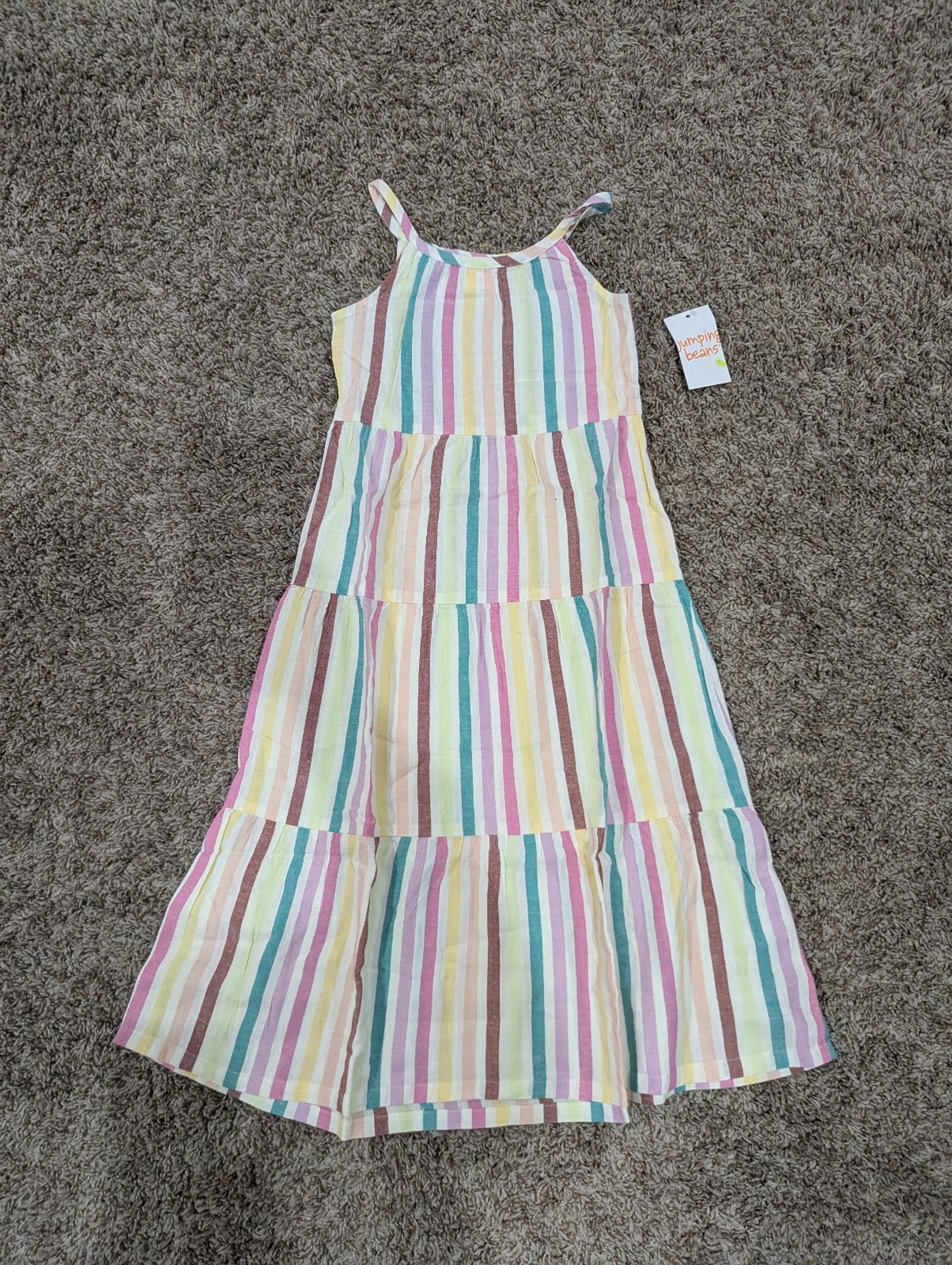 NEW 4t rainbow maxi dress jumping beans spring summer