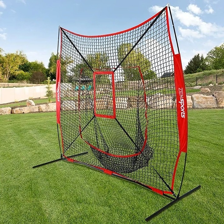 7×7' Baseball Softball Net Practice Hitting Battingball Trainer Throwing Net ket