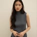 OHOTORO Ribbed High Neck Knit