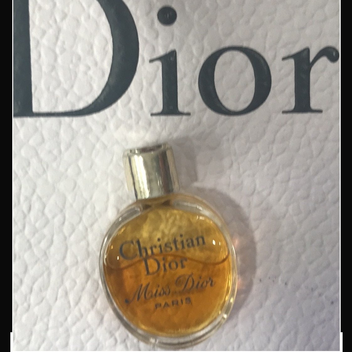 Christian Dior Miss Dior Parfum Paris Vintage Oval Bottle