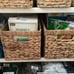Wicker Basket, Baskets for Organizing, Storage Basket 2-Pack