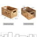 Wicker Basket, Baskets for Organizing, Storage Basket 2-Pack