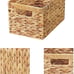 Wicker Basket, Baskets for Organizing, Storage Basket 2-Pack