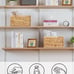 Wicker Basket, Baskets for Organizing, Storage Basket 2-Pack