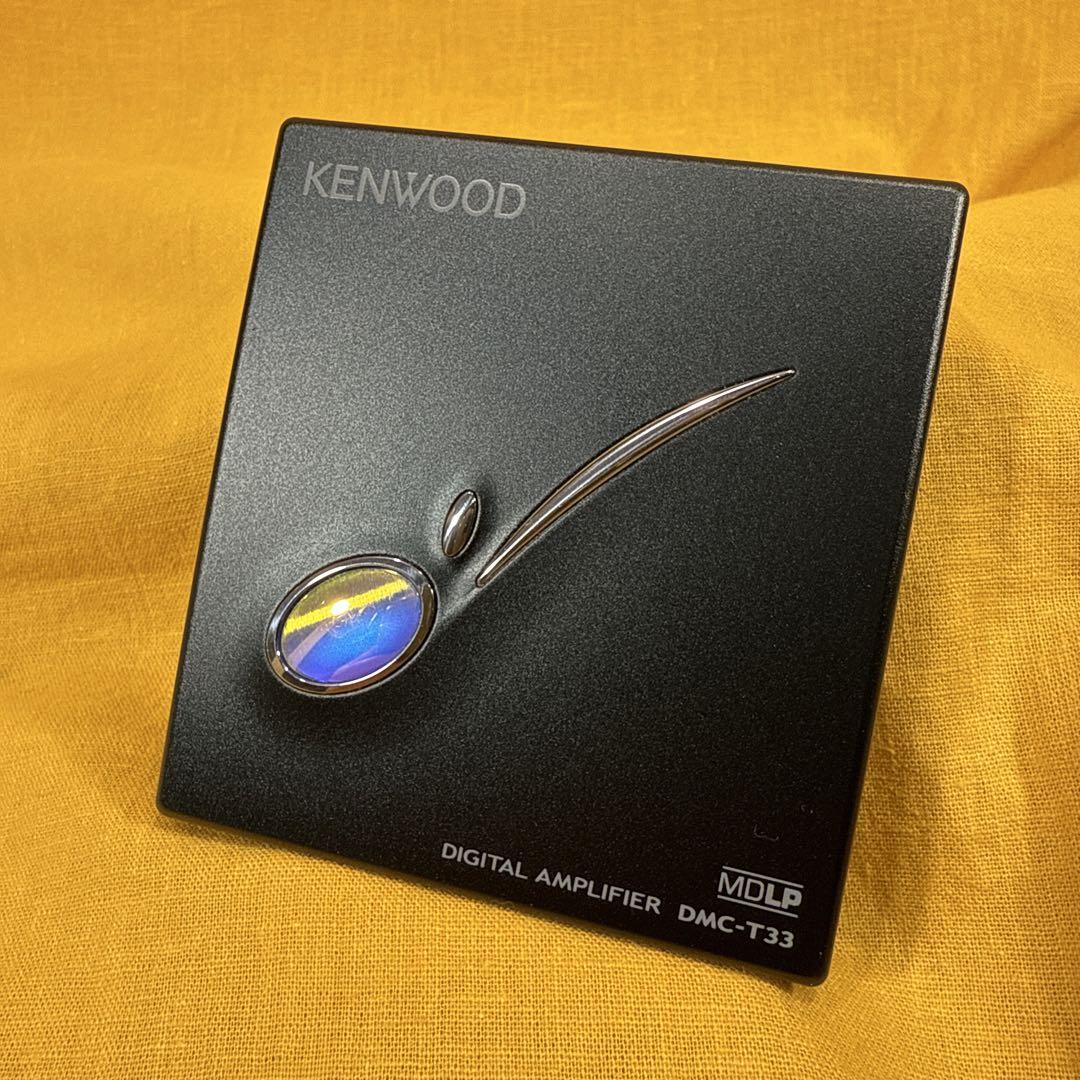 【Fully Functional & Excellent Condition】KENWOOD DMC-T33 Black MD Player, Works Perfectly