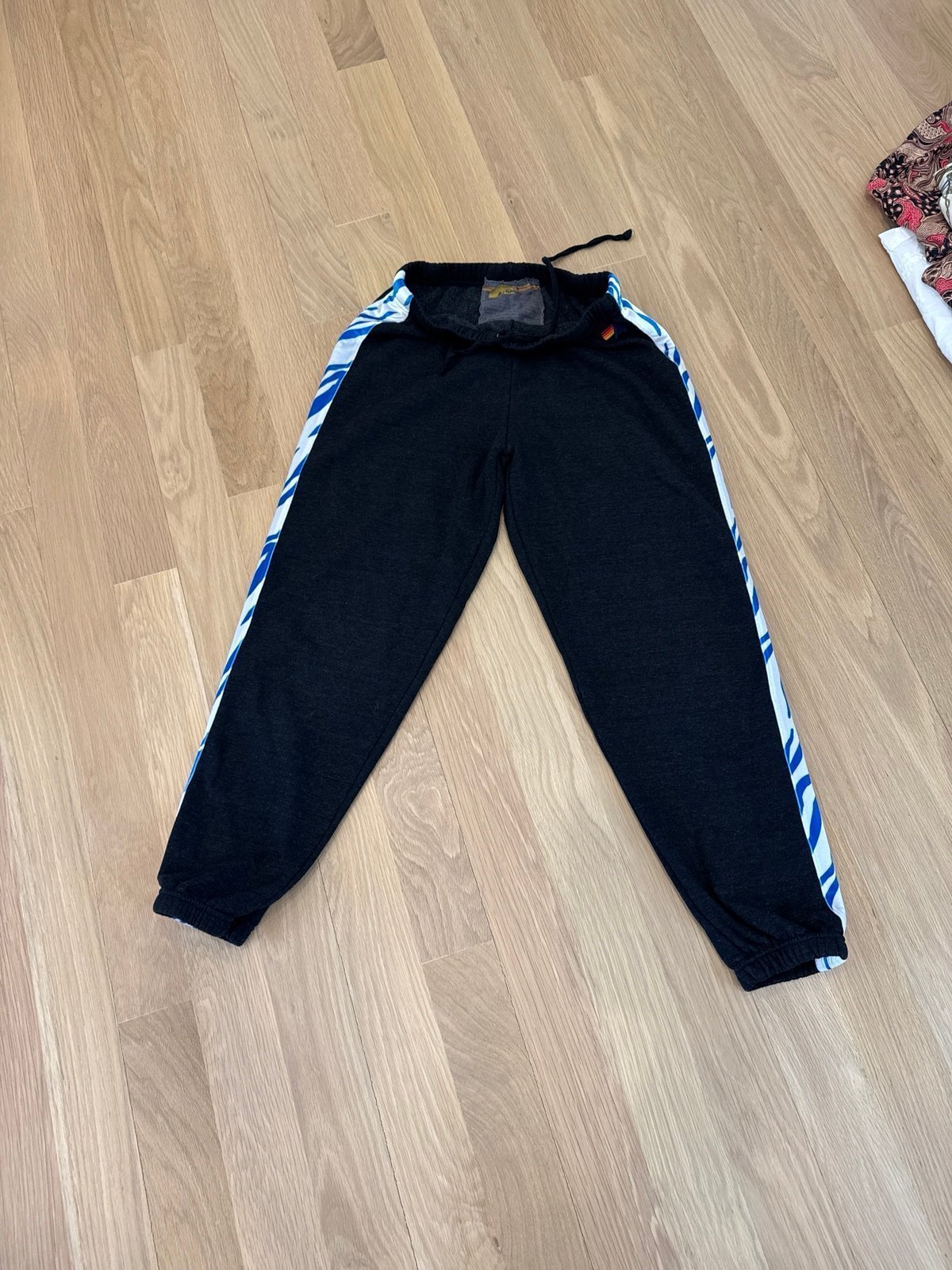 Aviator Nation Zebra Striped Sweatpants