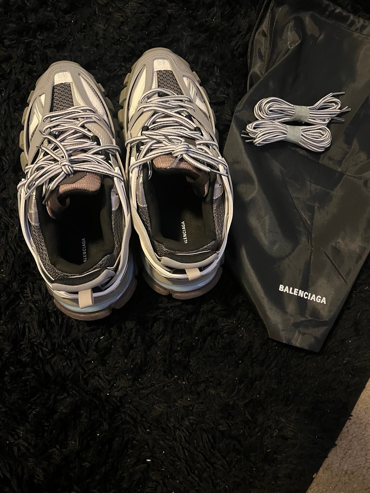 Grey Balenciaga Track Runners