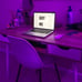 Spacious desk with deep drawers