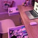 Spacious desk with deep drawers