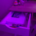 Spacious desk with deep drawers