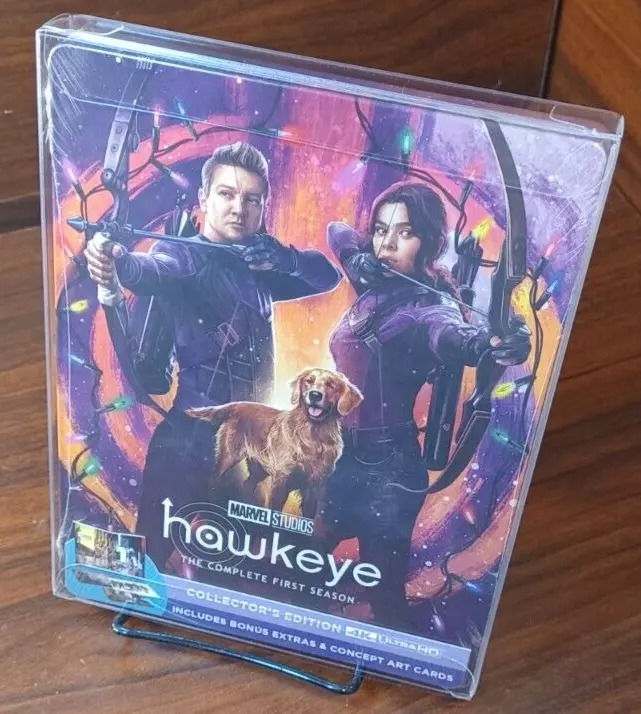 Hawkeye First Season Steelbook (4K) w/PROTECTIVE SLEEVE-NEW-Free Box Shipping