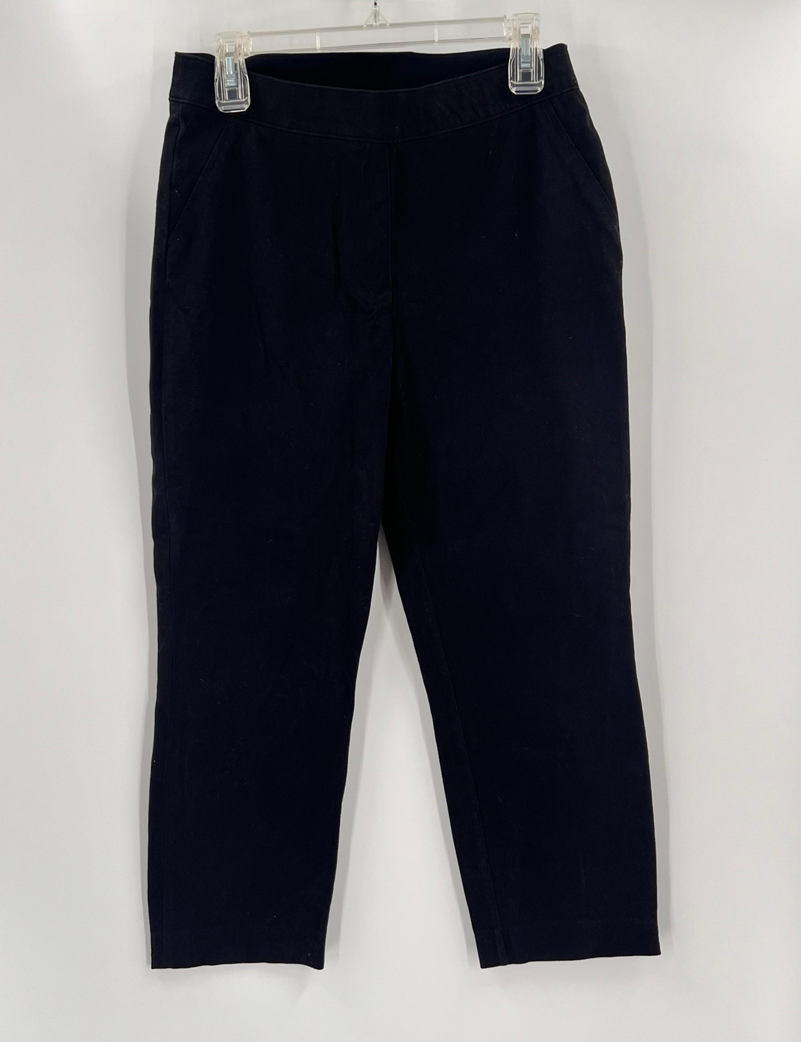 SPANX Polished Ankle Slim Classic Black Pull On Pants Women’s Size Medium