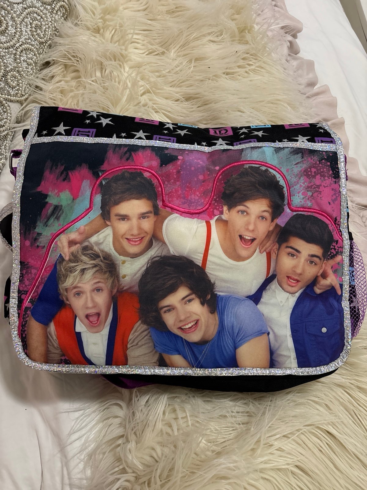 1d one direction messenger backpack