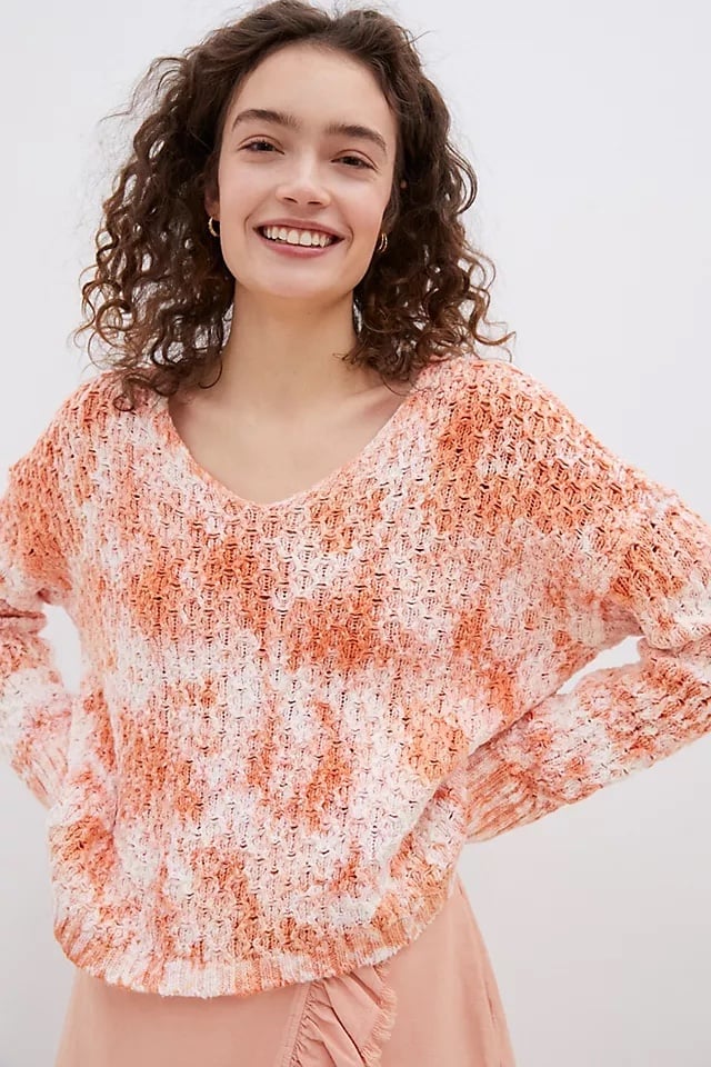 Anthropologie Pilcro Christian V Neck Sweater- Medium