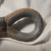 Hemp and wood pulley. Tateno seisakusho. With serial number steel dye