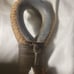 Hemp and wood pulley. Tateno seisakusho. With serial number steel dye