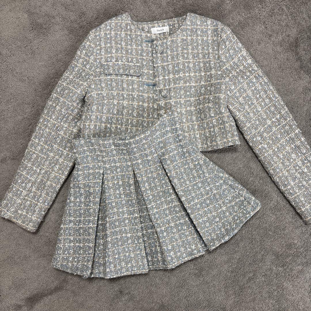 Darich Tweed Jacket and Skirt Set-up