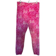 NWT Barbie Plus PJ Pants Hearts Pink