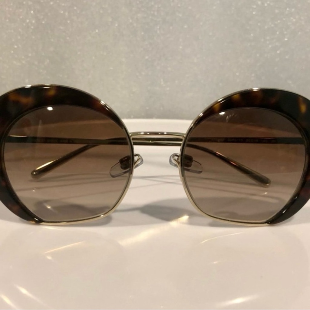 Giorgio Armani Frames of Life sunglasses tortoise and gold EUC