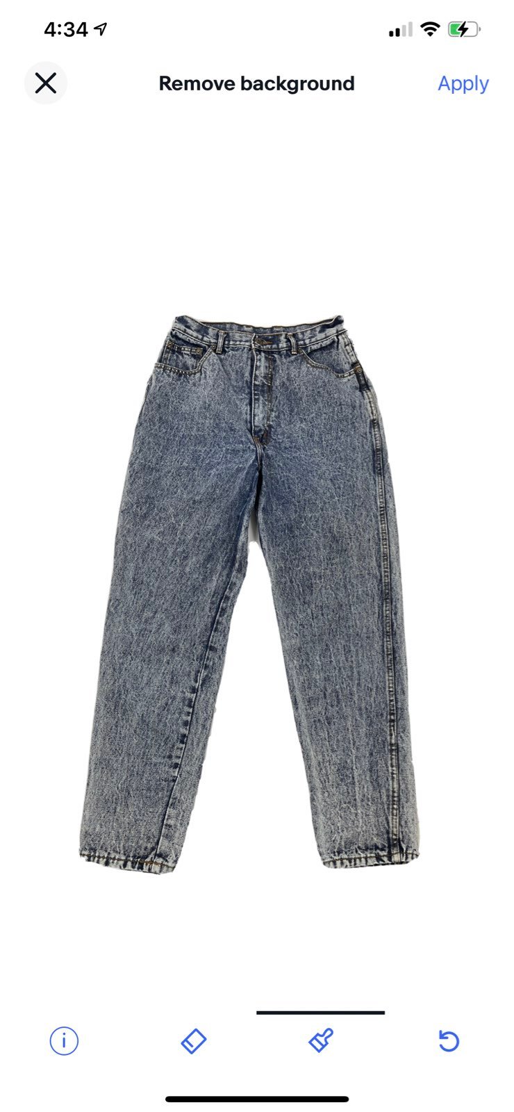 VTG 90s High Rise Tapered Leg Mom Jeans