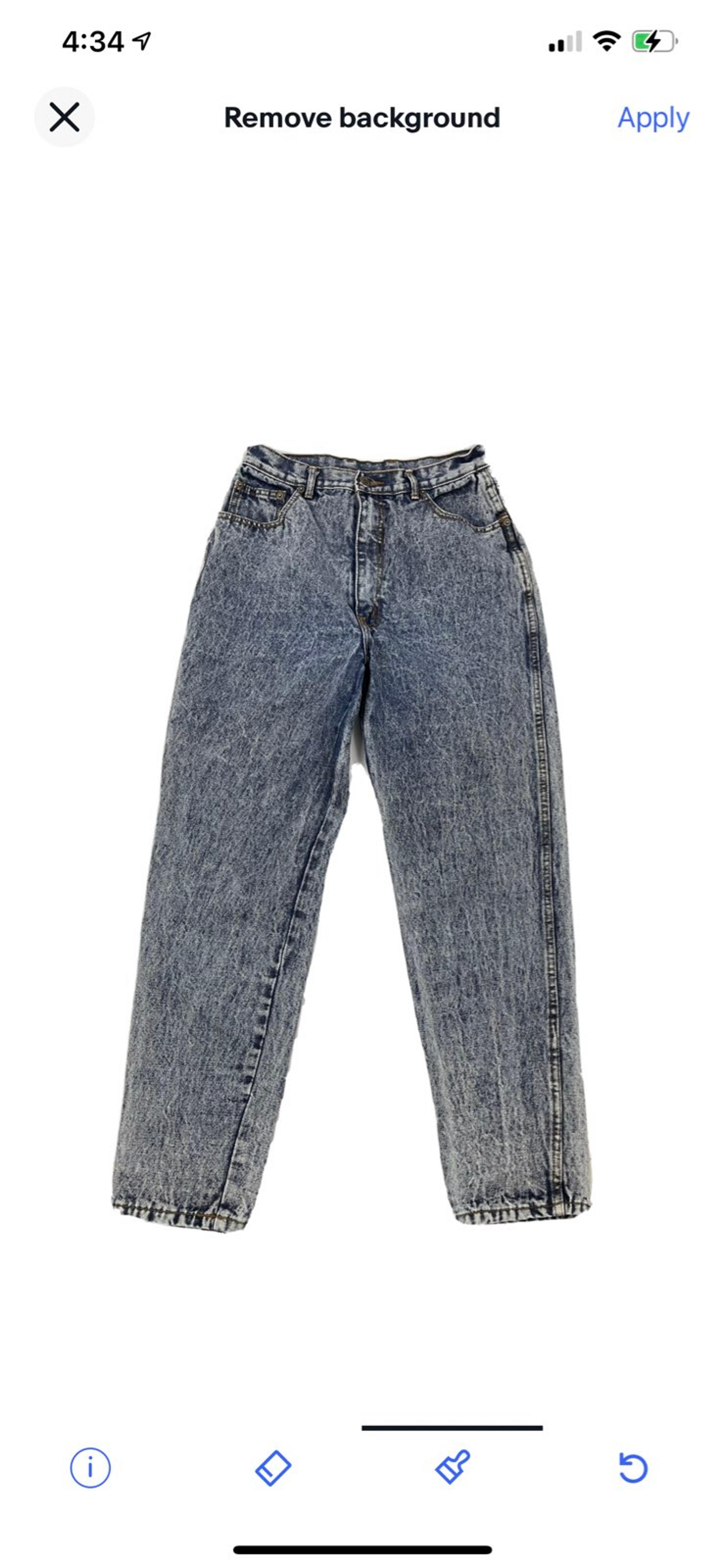 VTG 90s High Rise Tapered Leg Mom Jeans