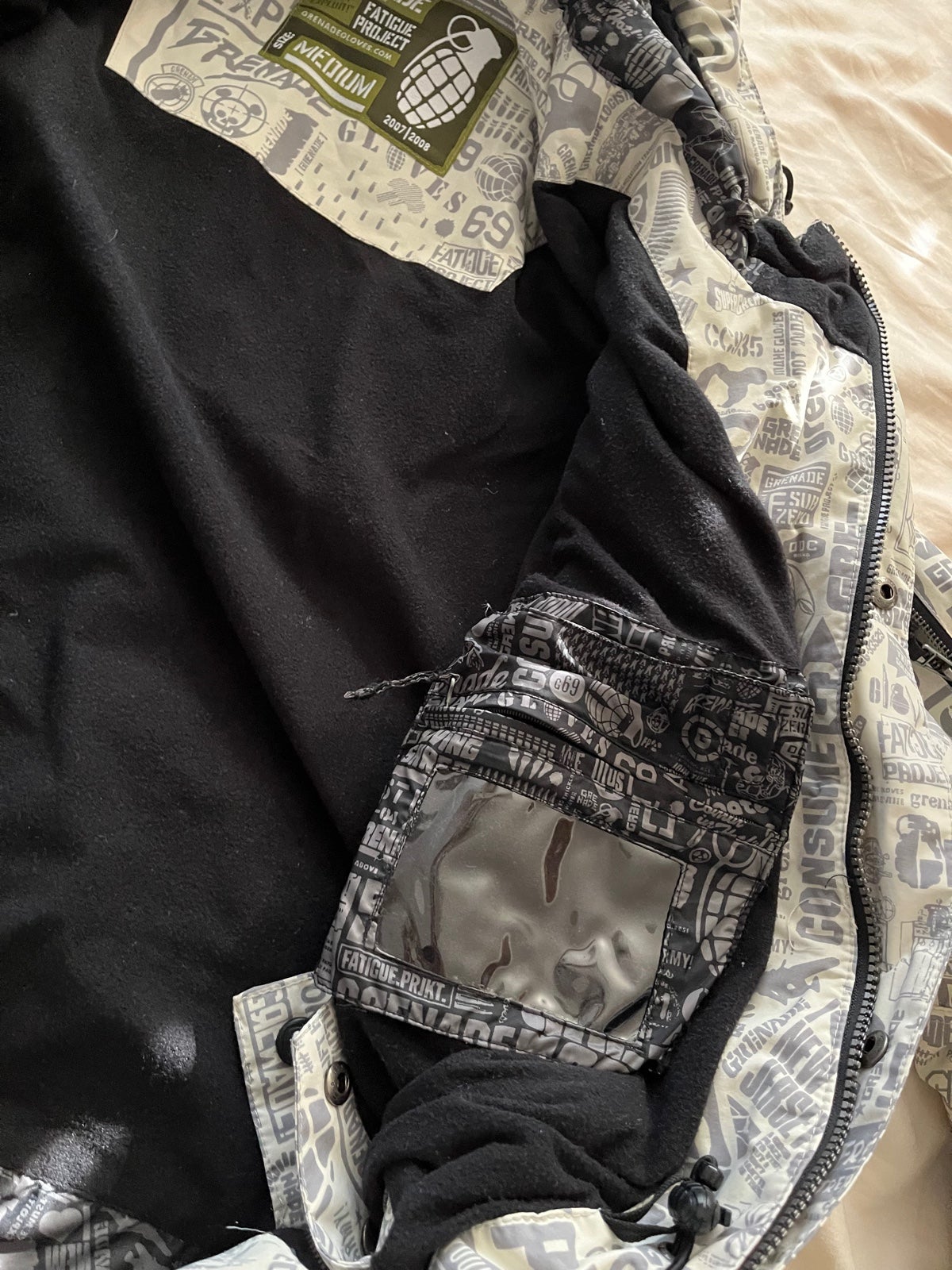 Used Grenade Outerwear Heavy Jacket M Green LG
