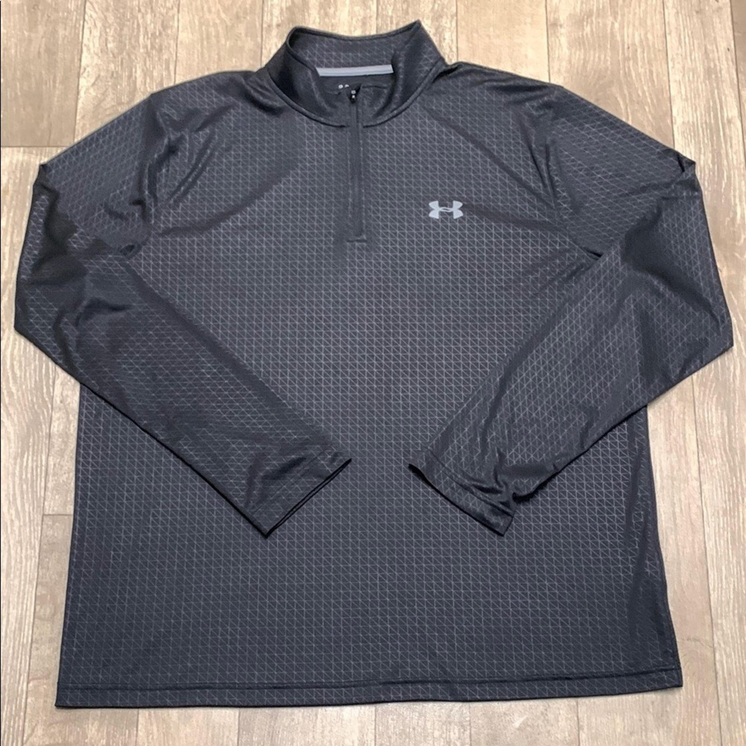 Mens Under Armour Loose Fit Quarter Zip Lightweight Active Shirt Pullover Jacket