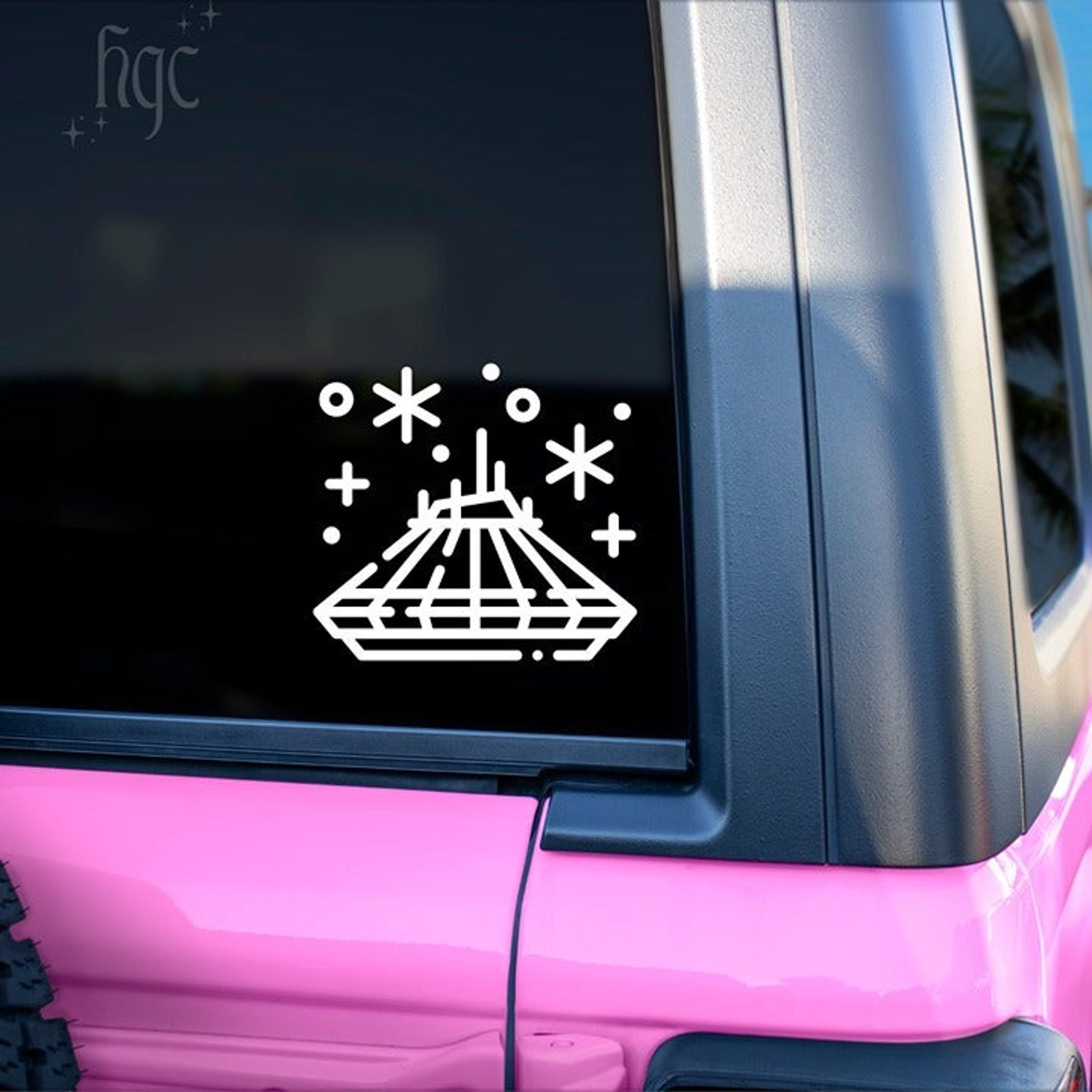 Space Mountain Decal - Vinyl Decal Sticker Disney Cute Gift Car Accessory