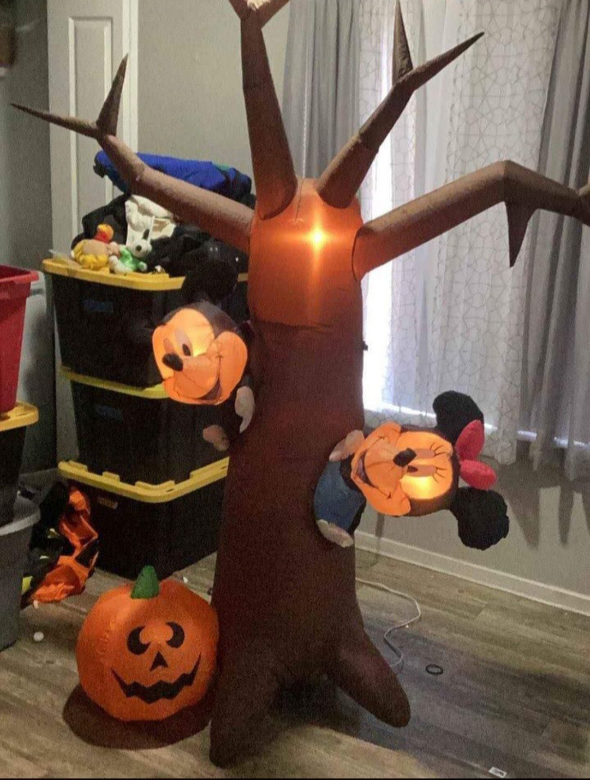 Disney’s Mickey and Minnie Mouse Halloween inflatable decoration RARE