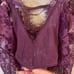 Adore Me purple Unlined Lace Bodysuit