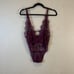 Adore Me purple Unlined Lace Bodysuit
